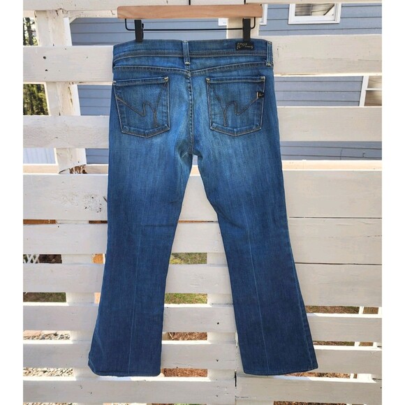 Citizens of Humanity Jeans Size 30 Ingrid 002 Stretch Low Waist Flare Blue denim - Picture 7 of 15